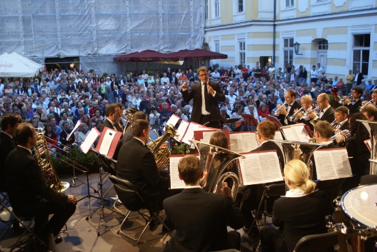 Brass Band Oberschwaben-Allgäu auf der Bühne