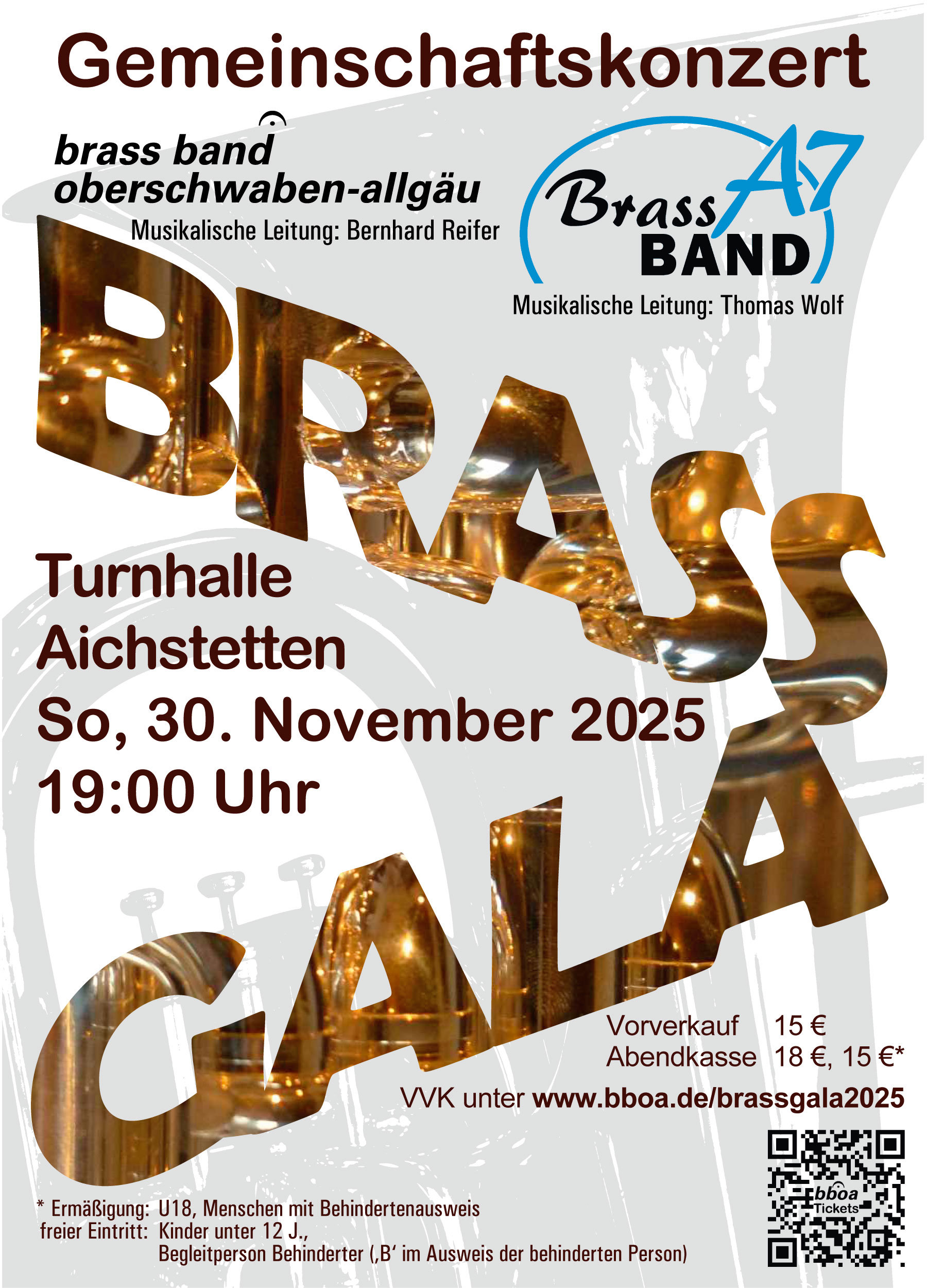 Brass Gala 2025 in Aichstetten - Flyer